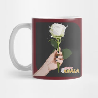 White Rose on Hand - Mama Koala .Co Mug